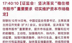 证监会：着力稳资金、稳杠杆、稳预期 切实维护资本市场稳定