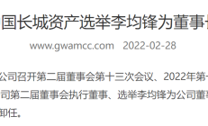 中国长城资产：选举向党为董事长