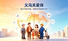 每天不到 4 毛钱，把意外风险挡在门外 —— 义乌关爱保了解一下