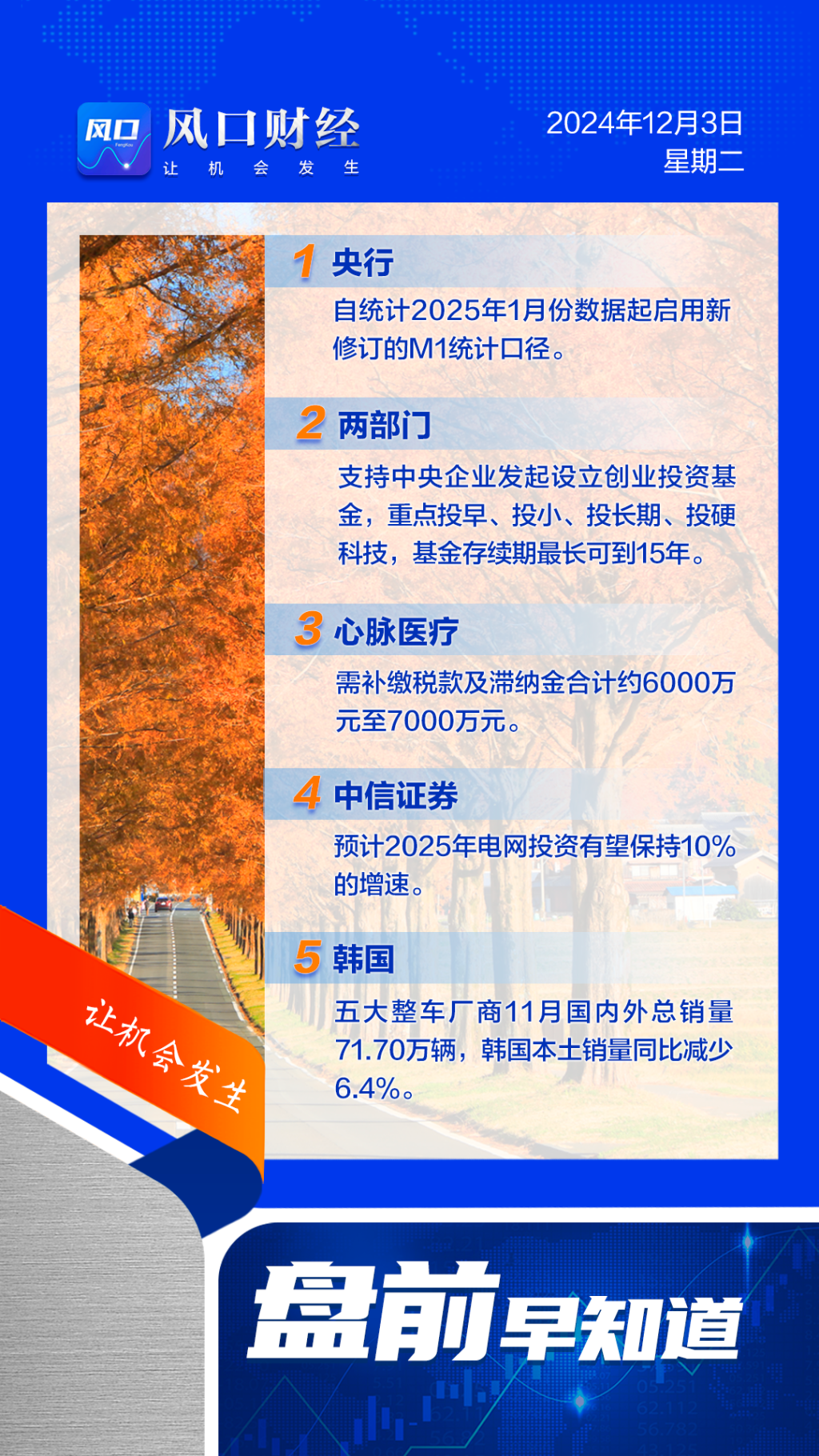 央行：将于2025年1月份启用新修订的狭义货币（M1）统计口径