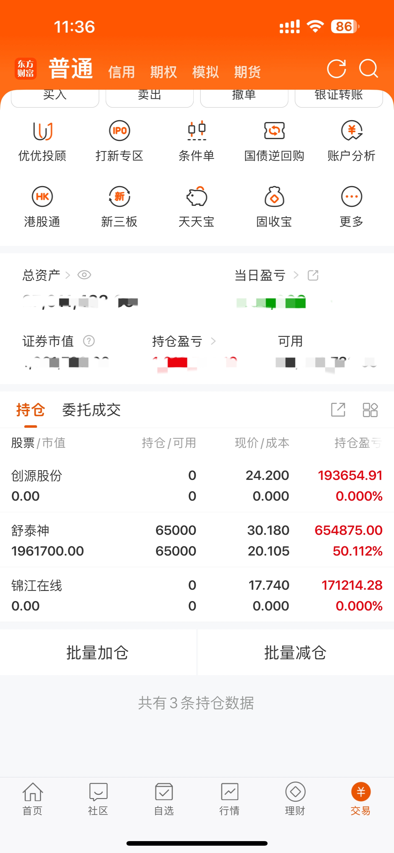 市场低开低走，仅4只基金单日涨超1%
